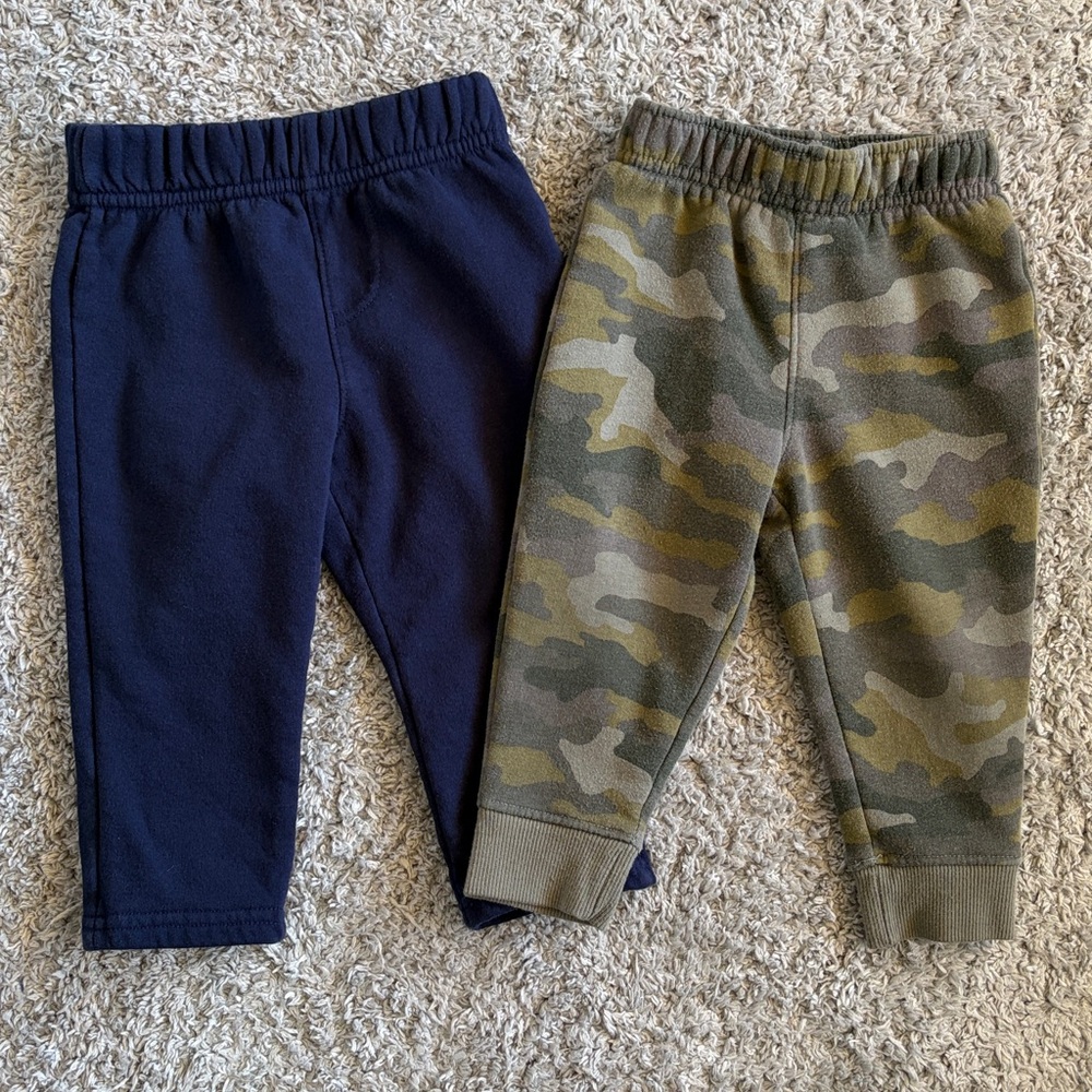 2 Pairs-Cat & Jack | Boys’ Sweatpants | Size 18m